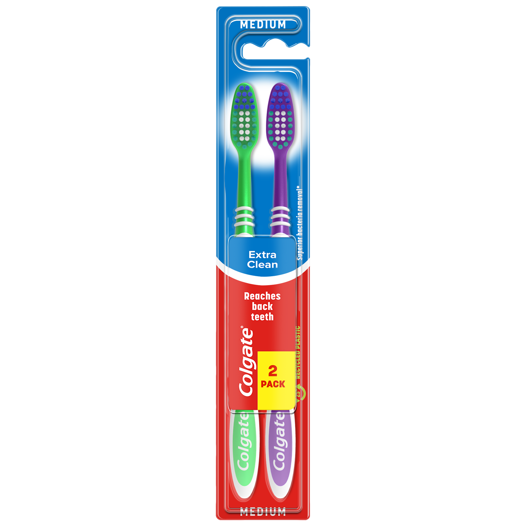 Colgate Extra Clean Tandborste 2-pack | Colgate Extra Clean