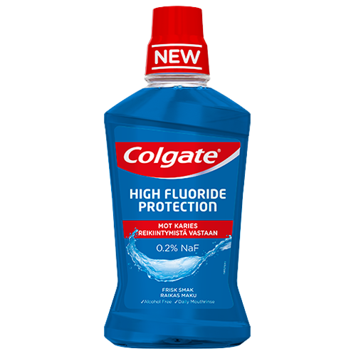 Colgate® High Fluoride Protection Munskölj